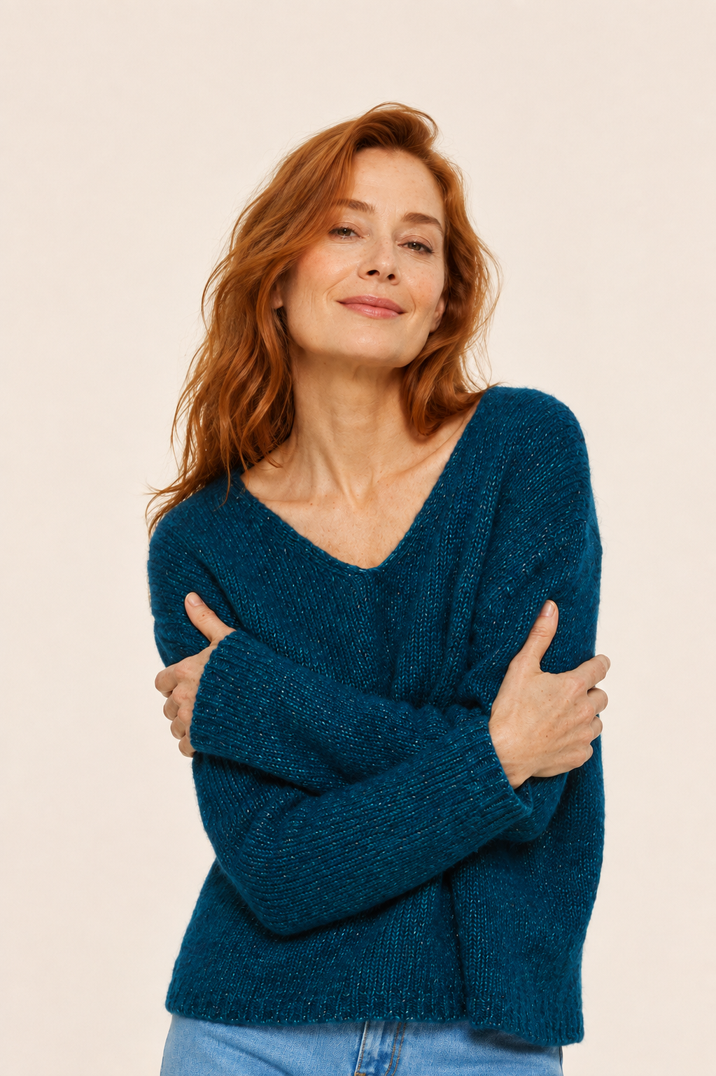 ECUME V NECK SWEATER