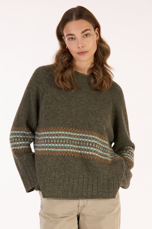 JANE JACQUARD SWEATER