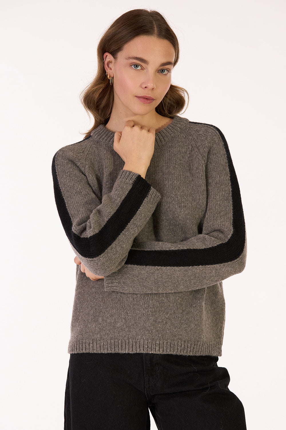 JANYS SLEEVE BAND SWEATER