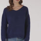 JANAEL V NECK SWEATER